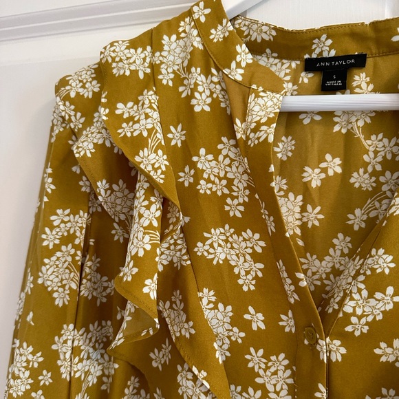Ann Taylor Ruffle Blouse - Picture 3 of 4